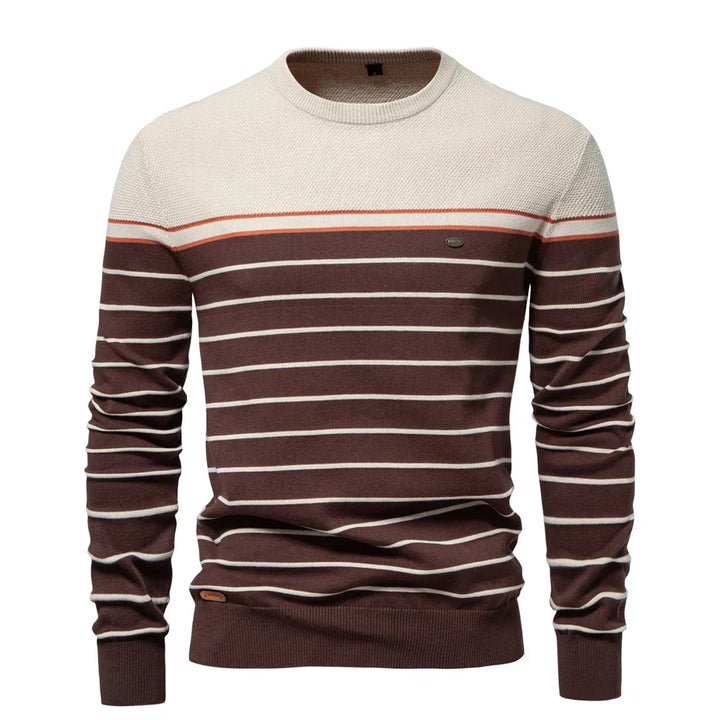 Maglione da uomo con motivo a righe