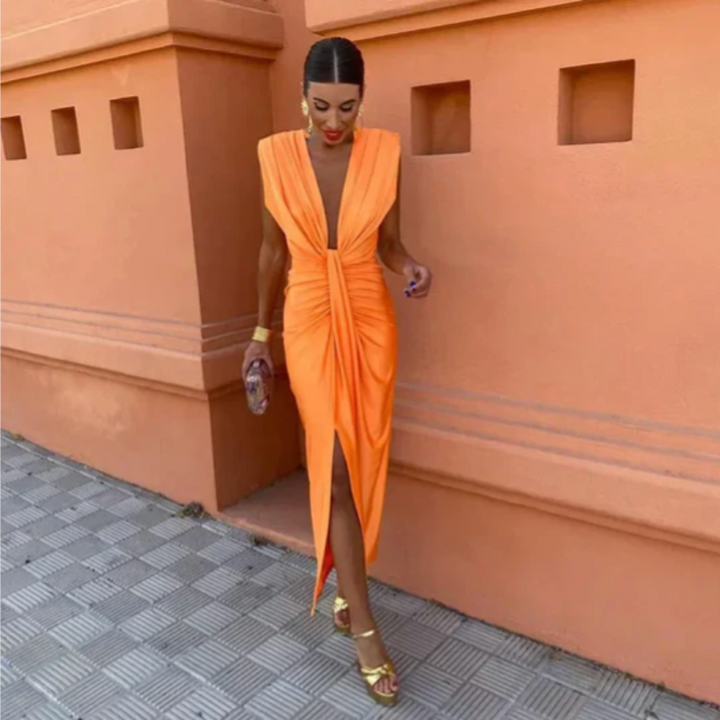 Sophia™ | Abito Elegante Plissettato