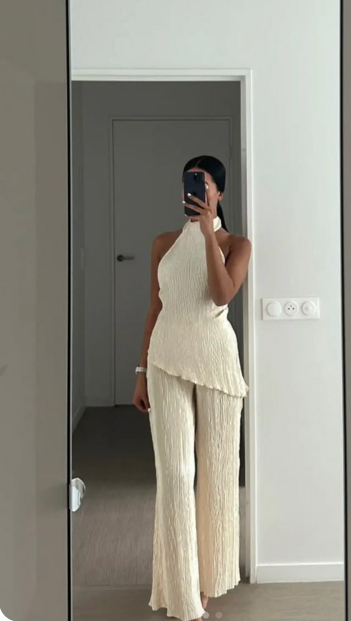 NOMI™ | Completo Plissé Elegante