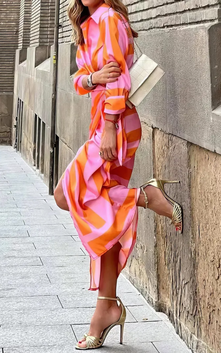 Amelia™ | Vestito avvolgente stampato