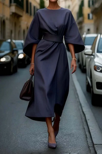 Maya™ | Abito Elegante con Maniche a Lanterna
