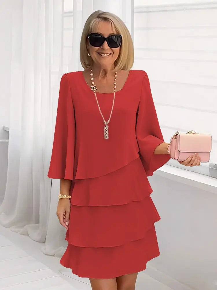 Catherine • Abito Elegante con Volant
