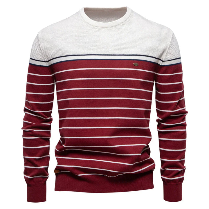 Maglione da uomo con motivo a righe