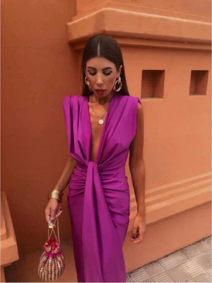 Leonora™ | Abito Elegante Scollato