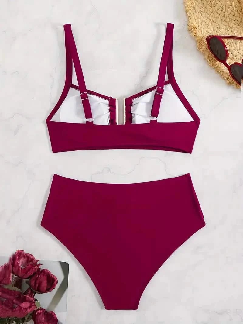 Anne | Bikini con Dettaglio U Dorato