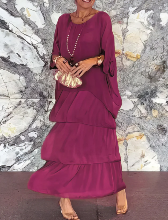 Lara – Vestito lungo fluido elegante