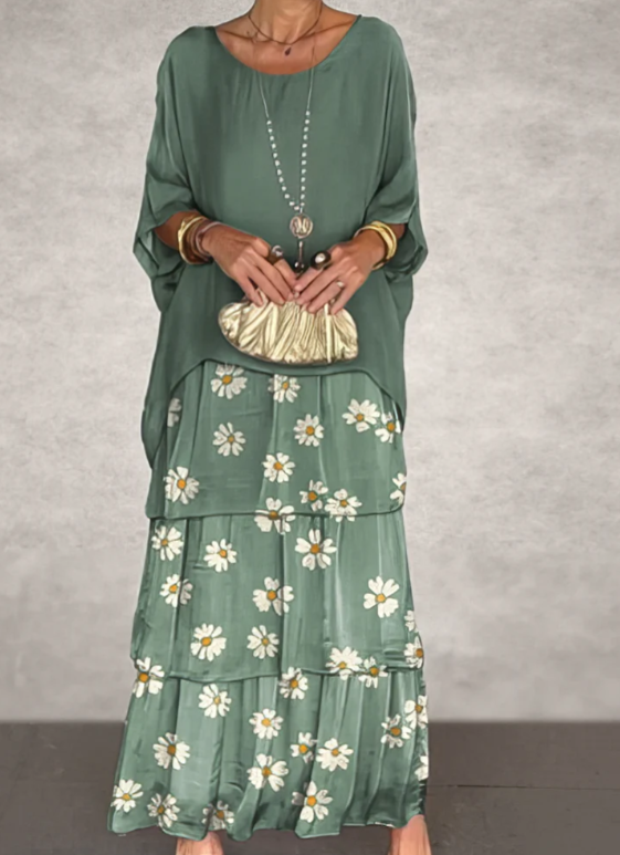 Lara – Vestito lungo fluido elegante