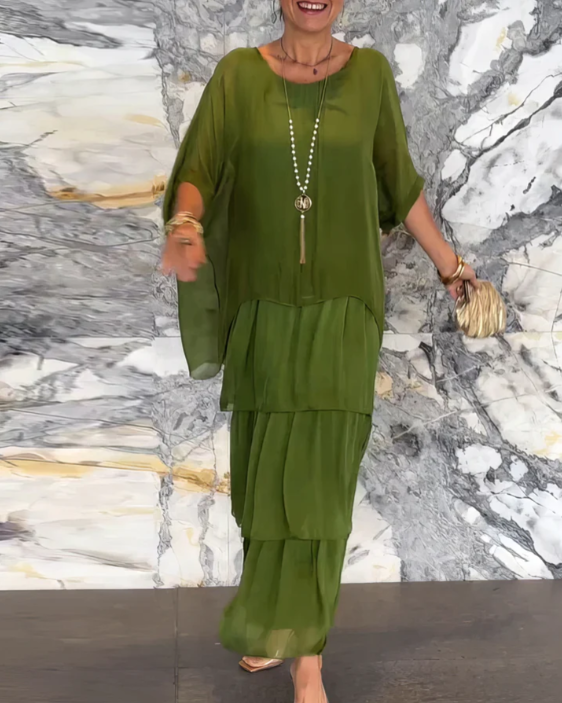 Lara – Vestito lungo fluido elegante