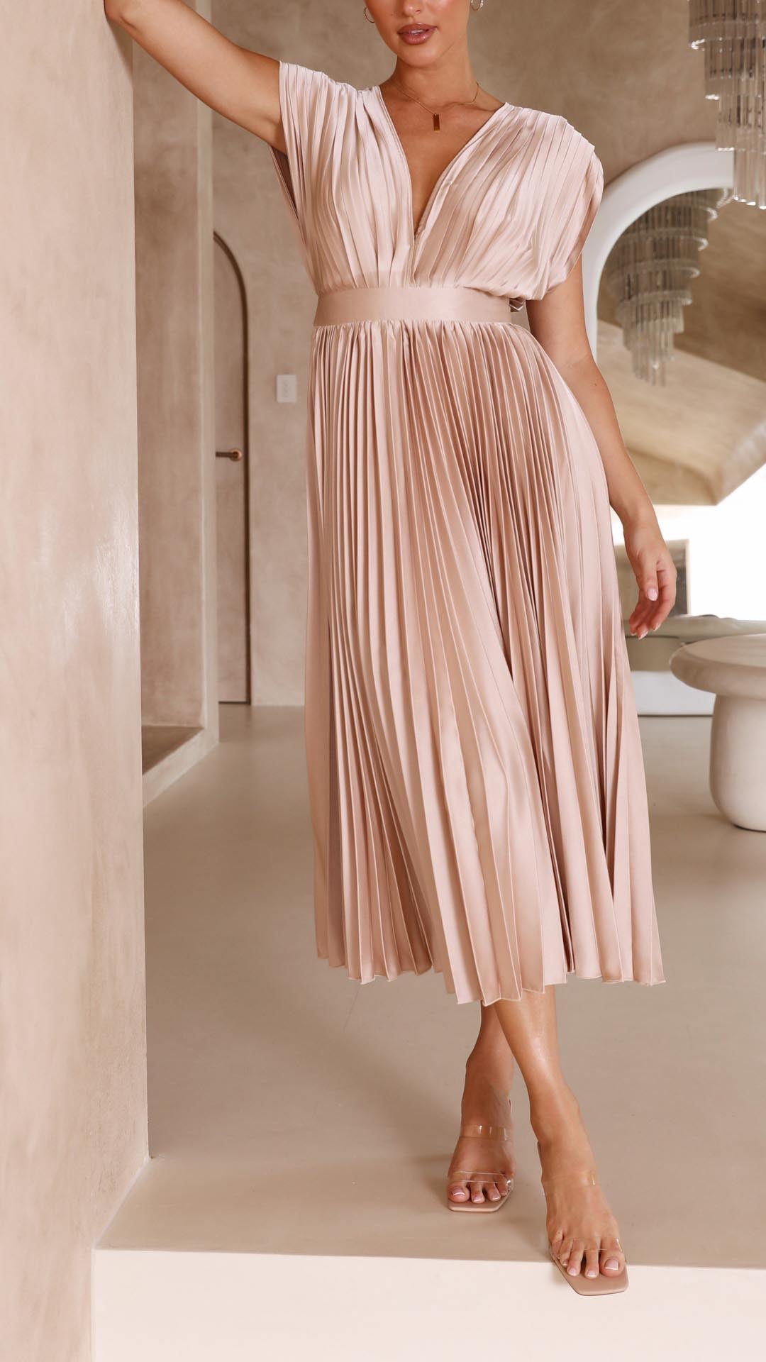 Isla | Vestito Plisettato Elegante