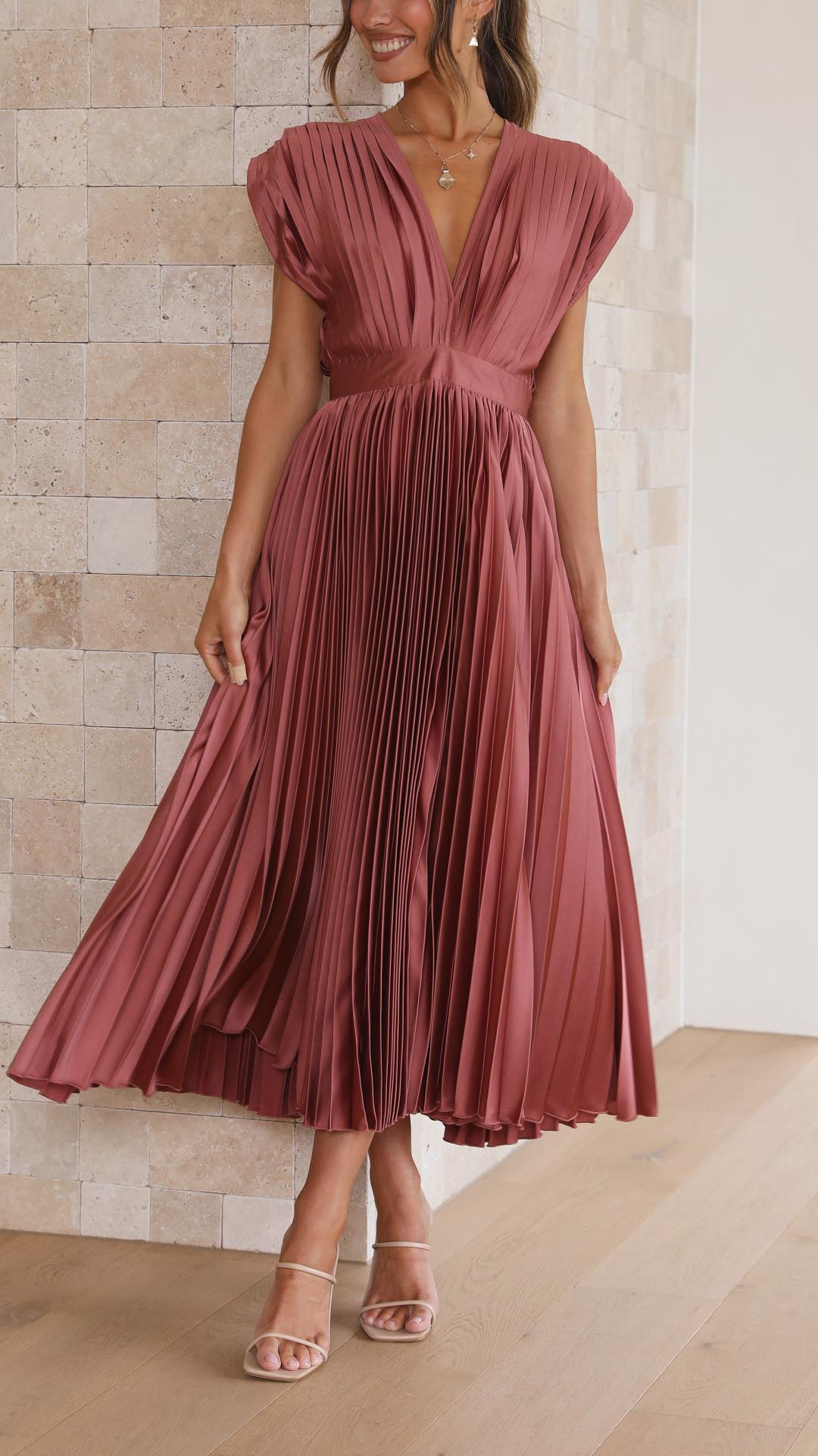Isla | Vestito Plisettato Elegante