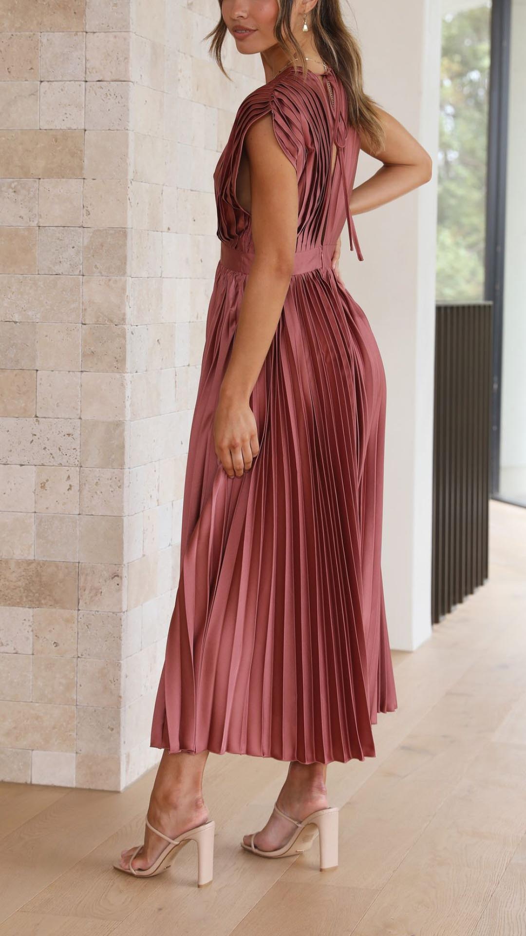 Isla | Vestito Plisettato Elegante