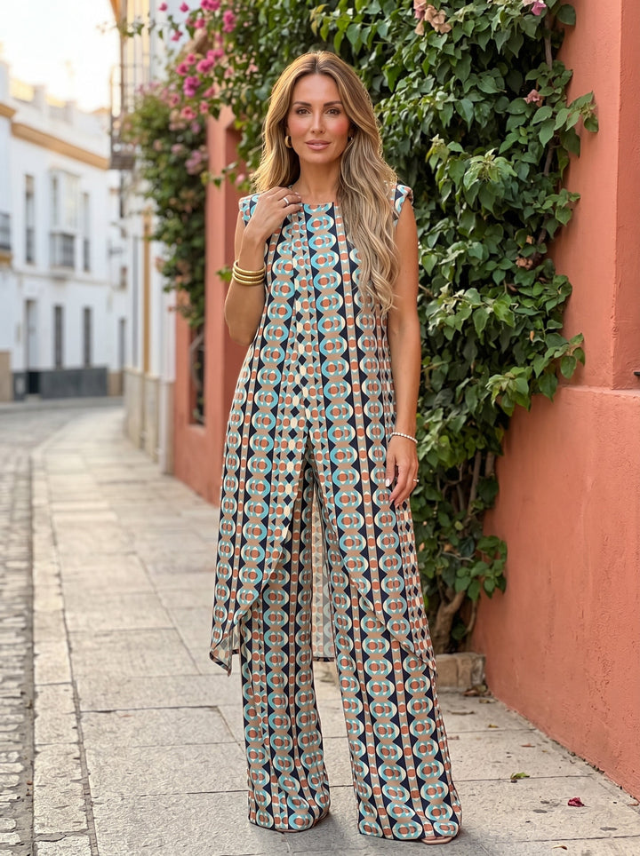 Vera | tunica e pantaloni palazzo