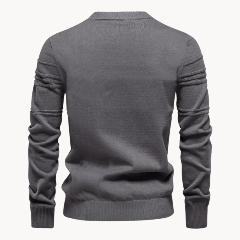 Maglione elegante da uomo con design a quadri