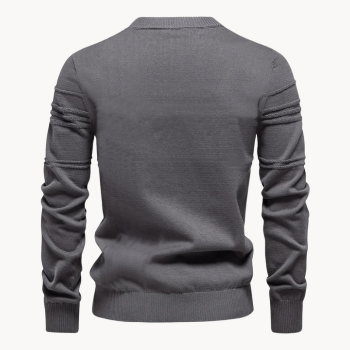 Maglione elegante da uomo con design a quadri
