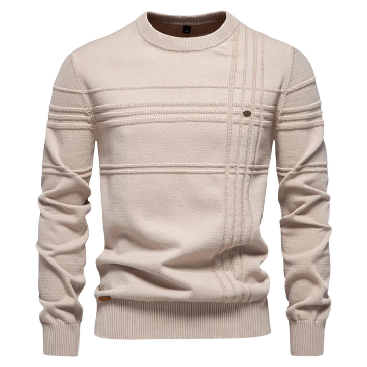Maglione elegante da uomo con design a quadri