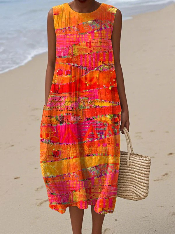 Faye™ Sunset Midi Abito