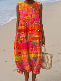Faye™ Sunset Midi Abito