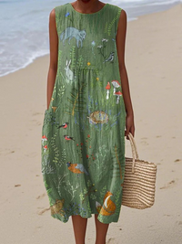 Hope™ Woodland Midi-abito