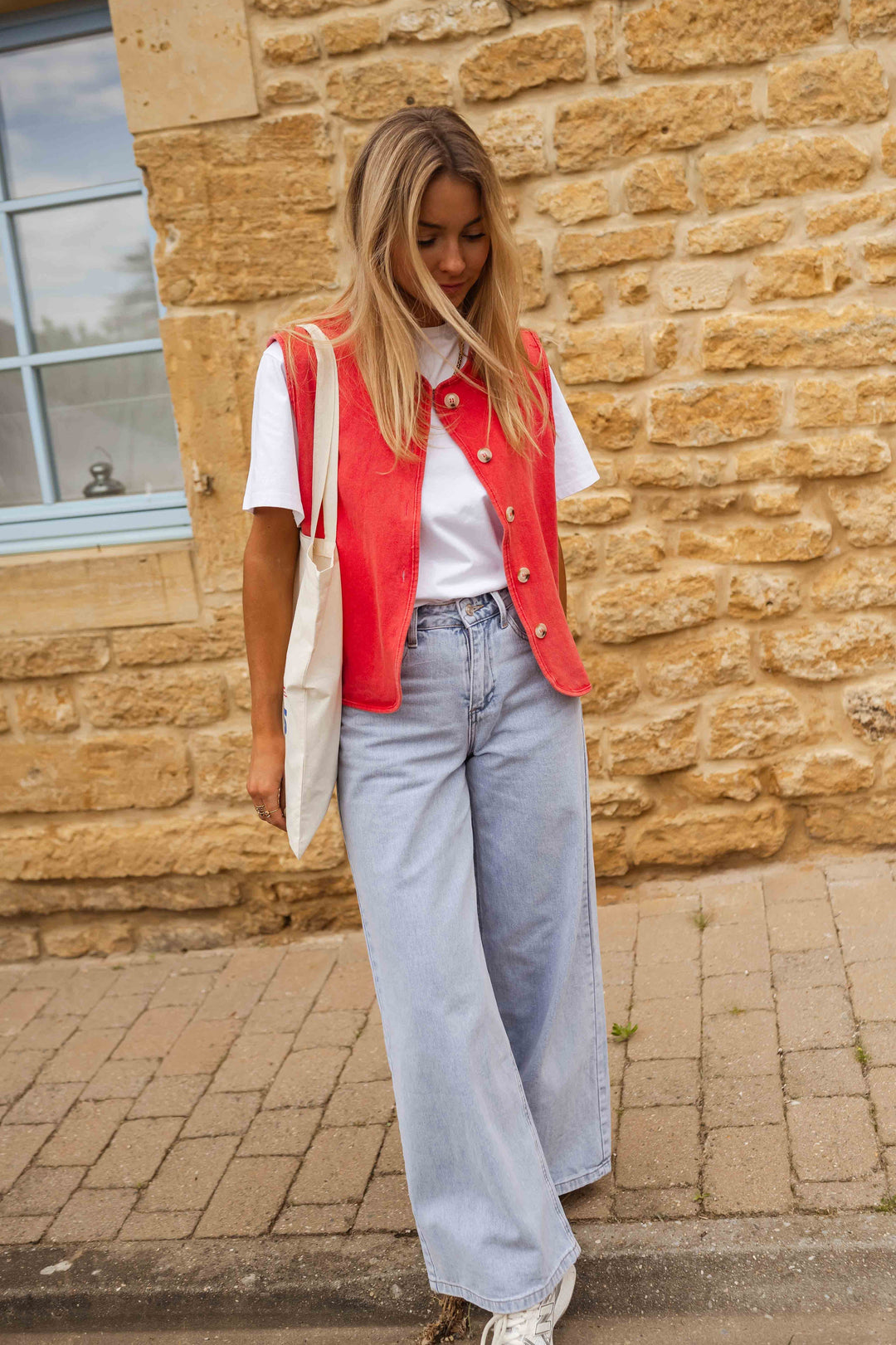 Lina™ | Gilet estivo con flair retrò