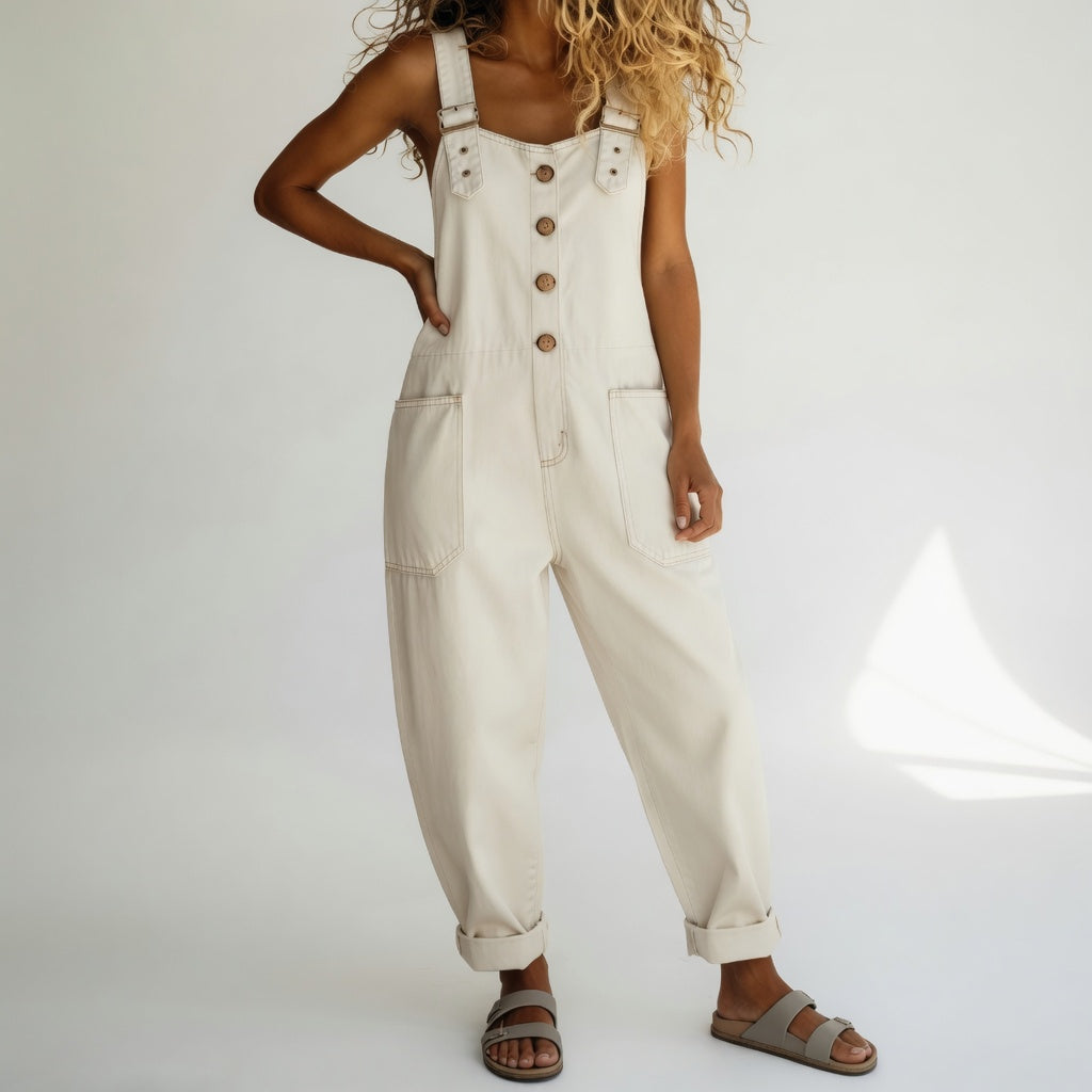 Salopette in Denim Bertille