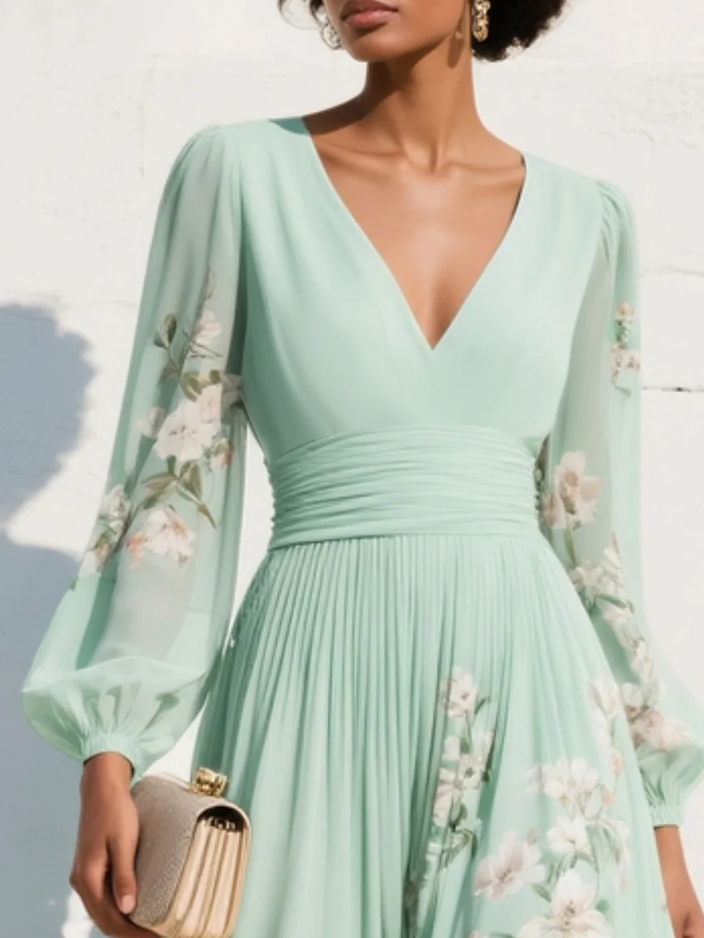 Prescela | Vestito Midi Floreale