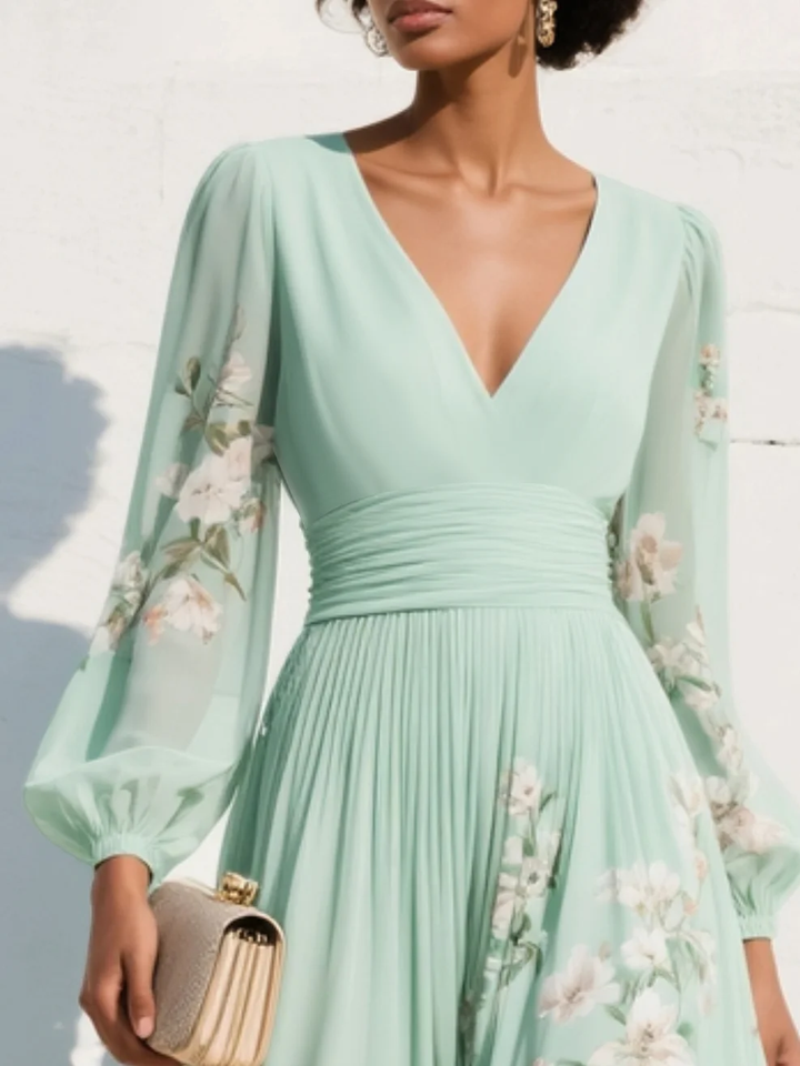 Prescela | Vestito Midi Floreale