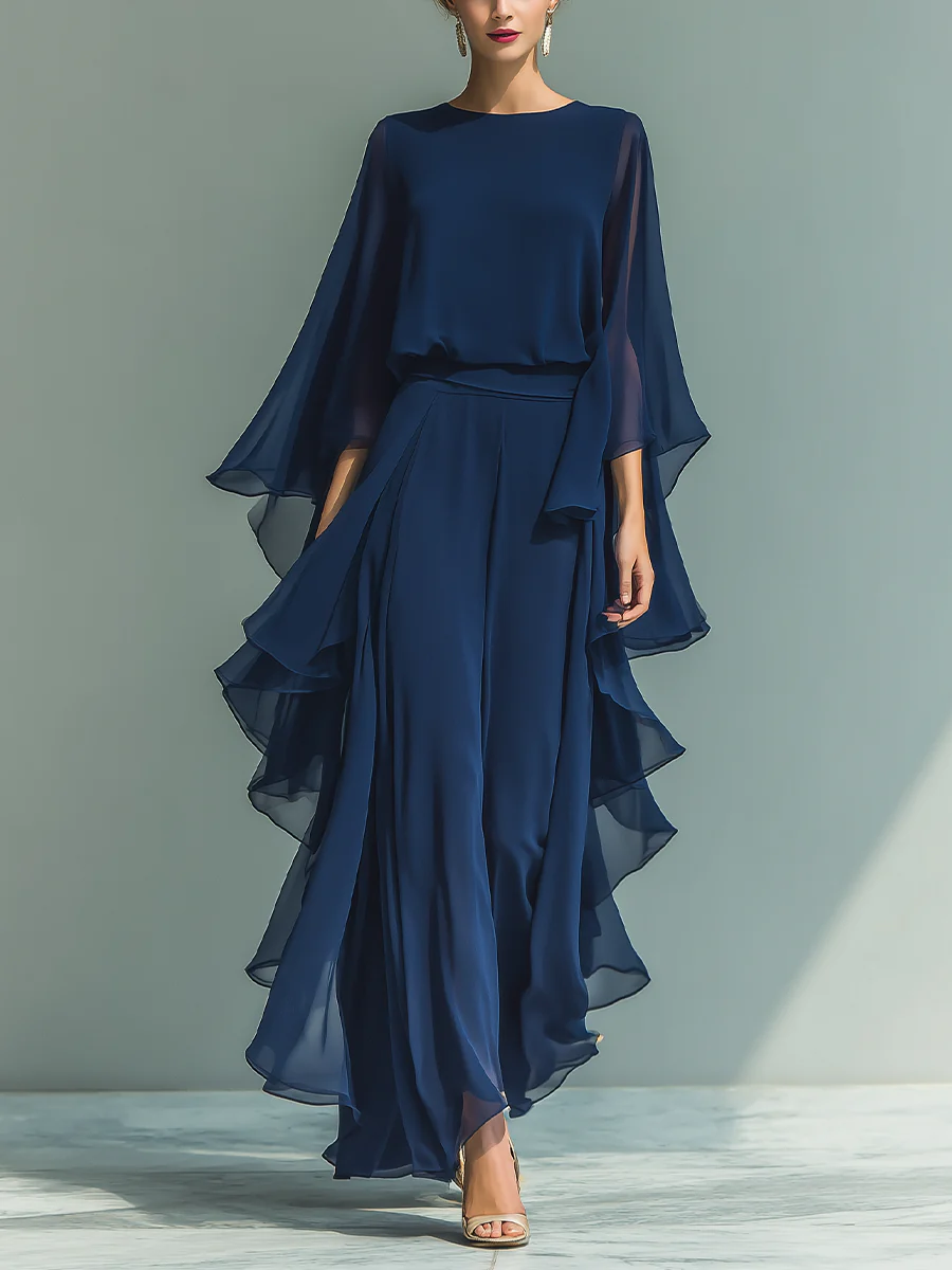 Aurora | Completo Elegante con Volant