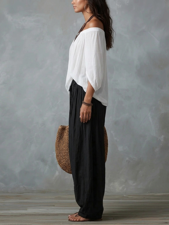Completo con spalle scoperte