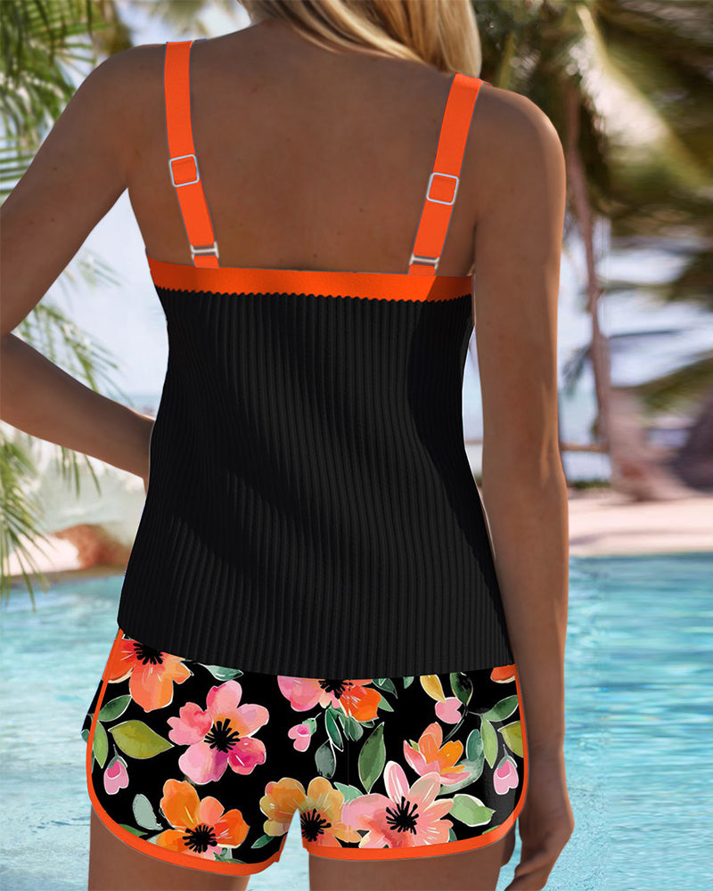Daniela | Set di Tankini Elegante a Due Pezzi