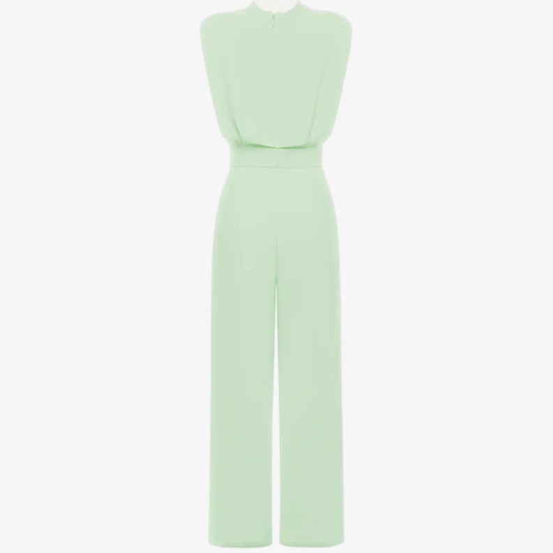 Ariadna | Elegante Tuta Senza Maniche con Cintura e Gamba Larga