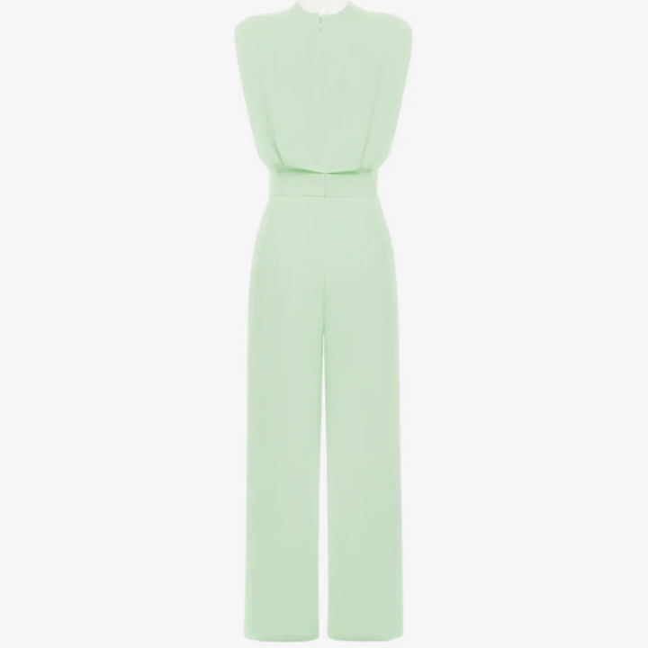 Ariadna | Elegante Tuta Senza Maniche con Cintura e Gamba Larga