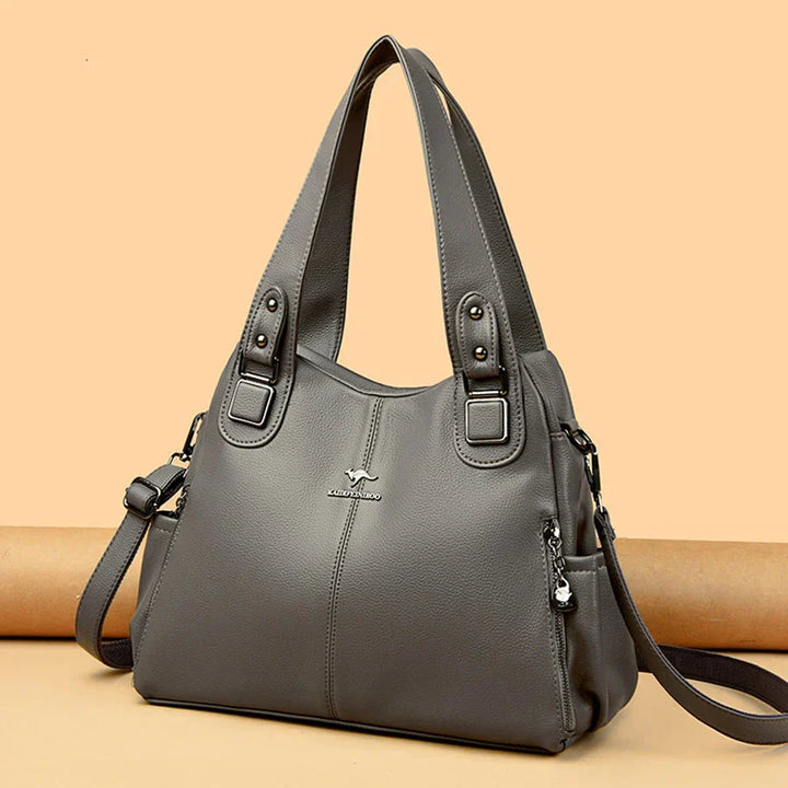 India | Borsa a Spalla in Pelle