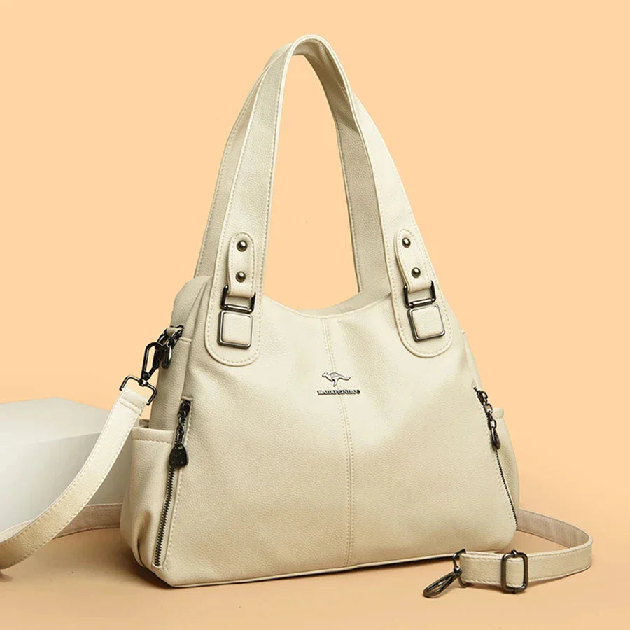 India | Borsa a Spalla in Pelle