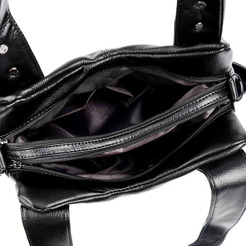 India | Borsa a Spalla in Pelle