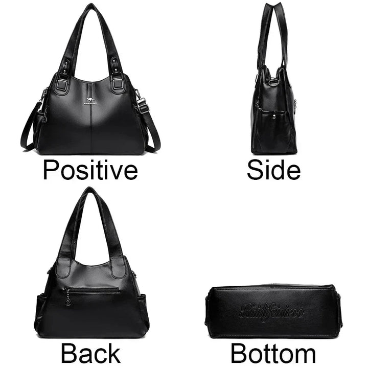 India | Borsa a Spalla in Pelle