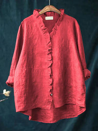 Lily - Blusa Leggera con Volant