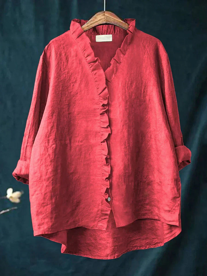 Lily - Blusa Leggera con Volant