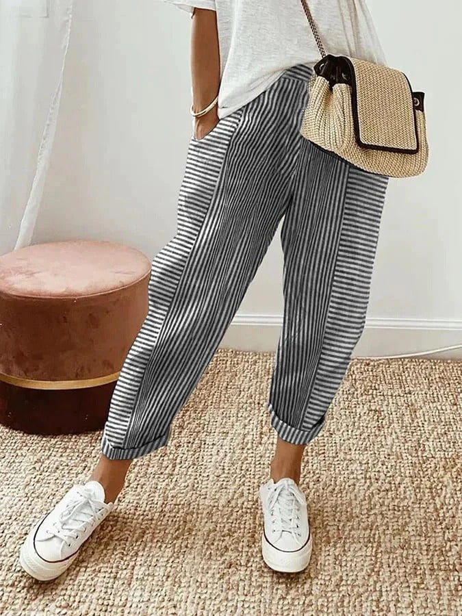 AMYNELLE – PANTALONI LEGGERI E FLUIDI