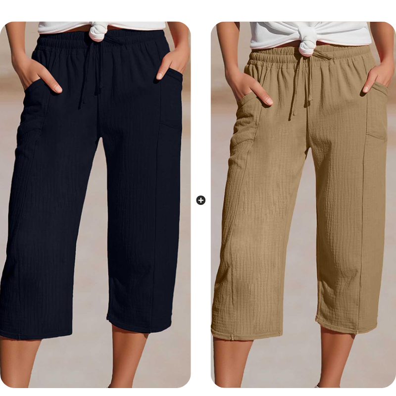 Pantaloncini a pieghe da donna