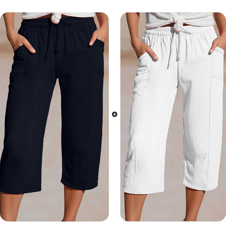 Pantaloncini a pieghe da donna