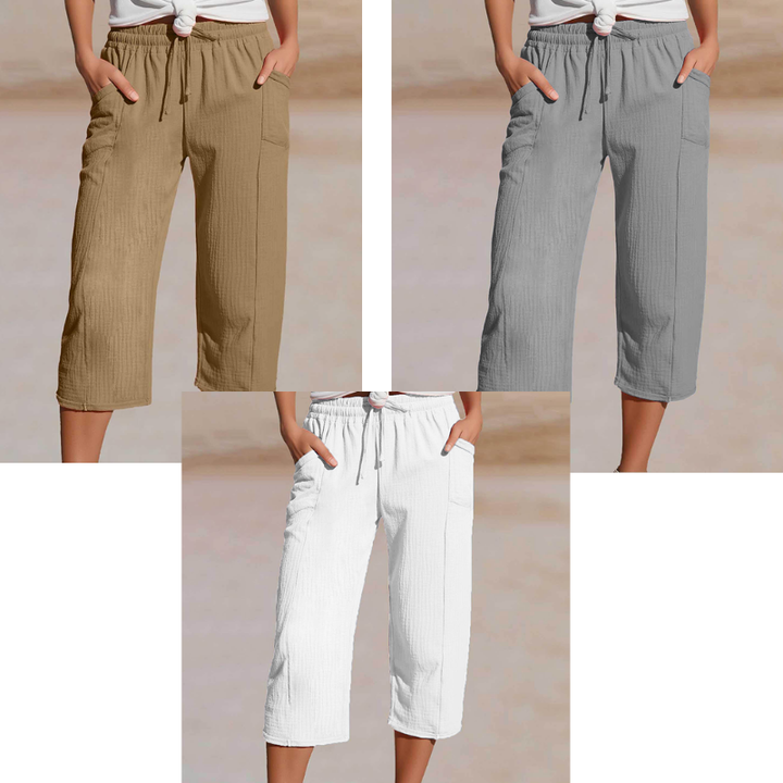 Pantaloncini a pieghe da donna