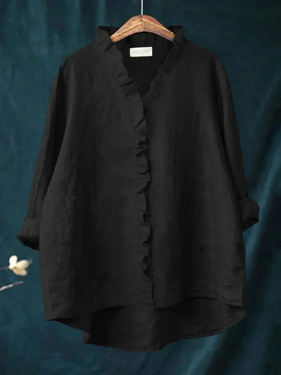 Lily - Blusa Leggera con Volant