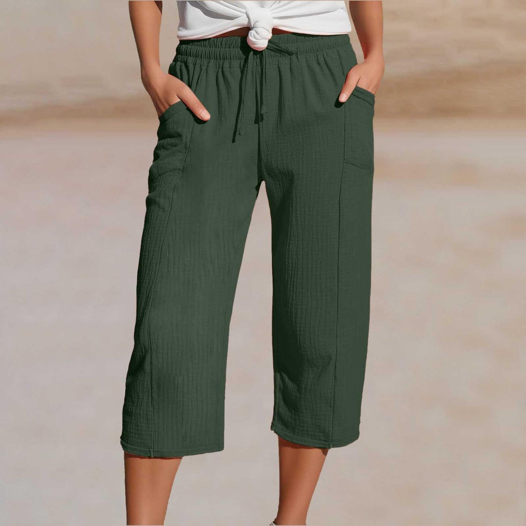 Pantaloncini a pieghe da donna