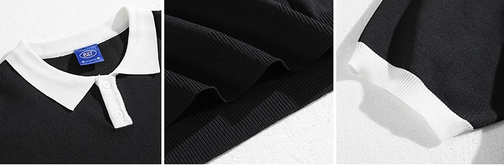 Polo con maniche larghe per uomini