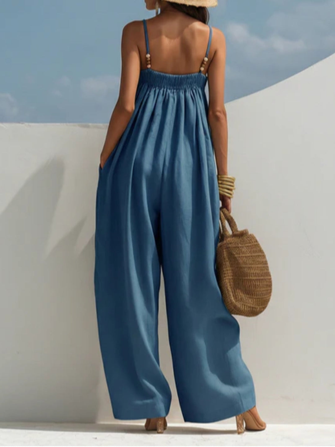 Madison | Tuta in denim a gamba larga