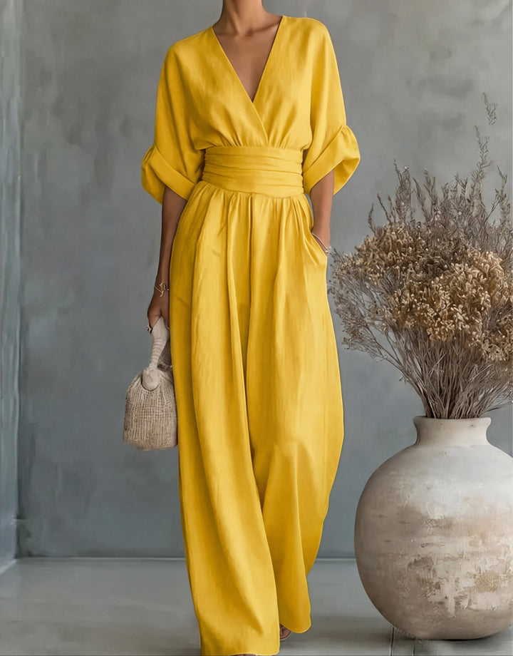 Daniela - elegante costume intero con scollo a V