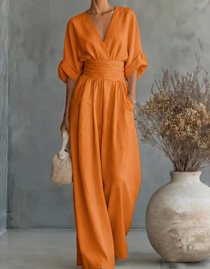 Daniela - elegante costume intero con scollo a V