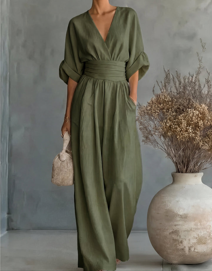 Daniela - elegante costume intero con scollo a V