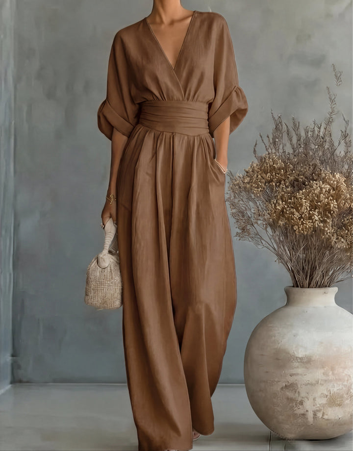 Daniela - elegante costume intero con scollo a V
