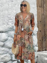 Sommerfeld | Abito midi leggero con scollatura a V